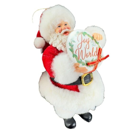 Department 56 Ornament Figurine Santa Claus Joy To The World Figure 6.5inch - Picture 1 of 10
